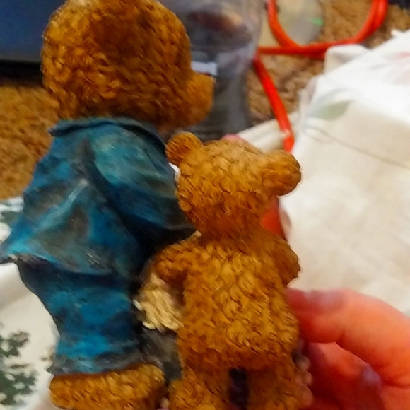 Glass daddy and baby bear - Picture 2 of 4